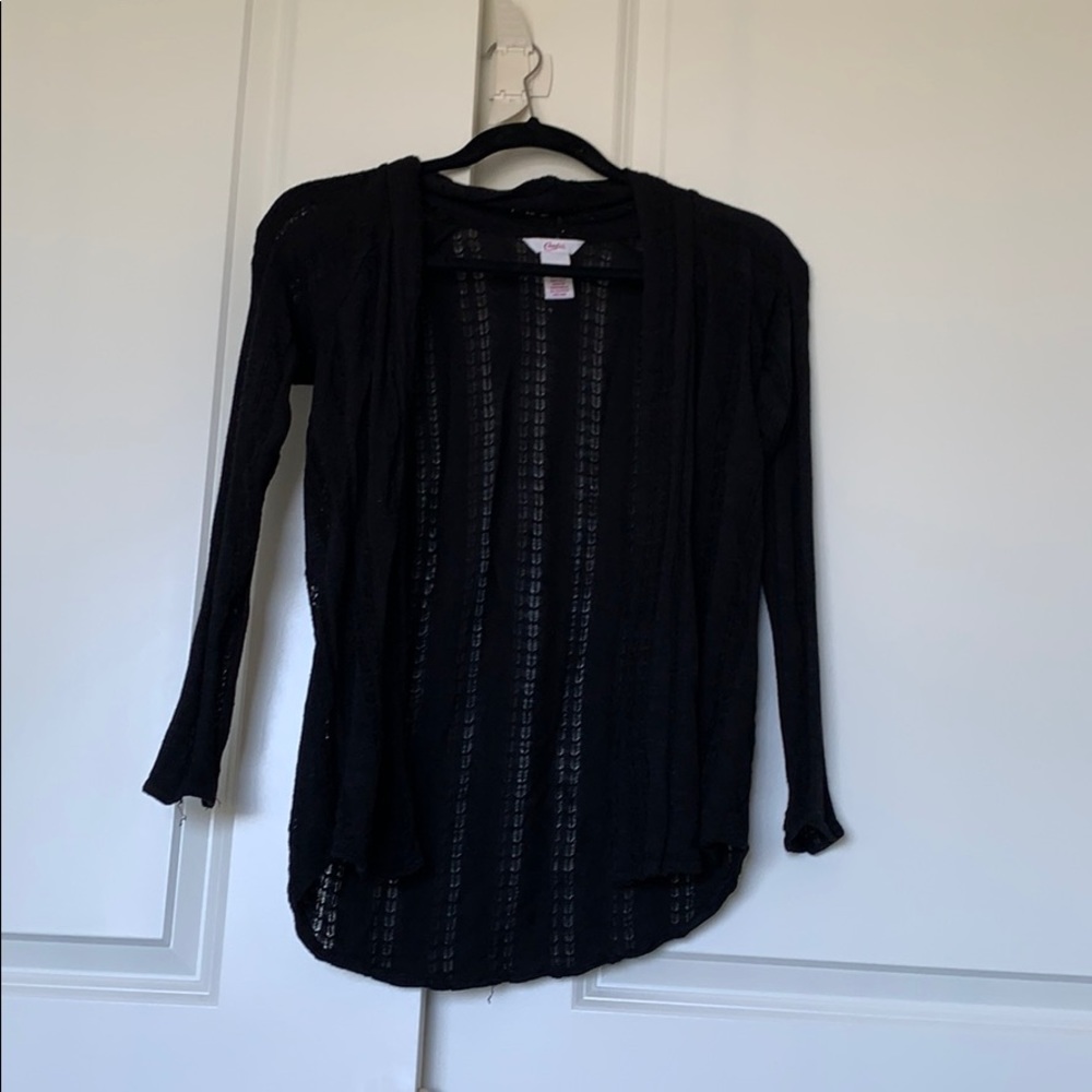 Candies Black Cardigan - Picture 4 of 4